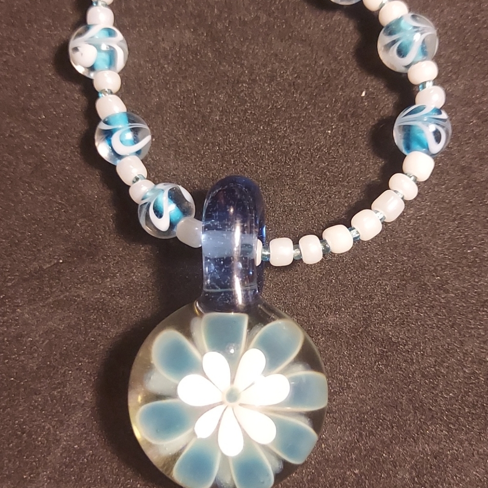 Artisan Lampwork Pendant Necklace